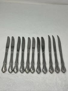 Oneida Oneidacraft CHATEAU 3 Steak and 8 Dinner Knives Flatware Silverware - Picture 1 of 12