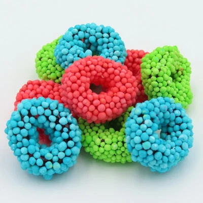 BEULAH'S CANDYLAND Beulah's Sour Candy Coated Gummy Rings