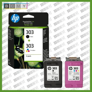 Genuine HP 303 Ink Cartridges - Black / Colour - Picture 1 of 1