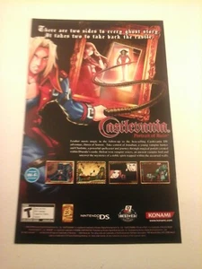 2006 Video Game Print Ad CASTLEVANIA PORTRAIT OF RUIN - NINTENDO DS KONAMI - Picture 1 of 1