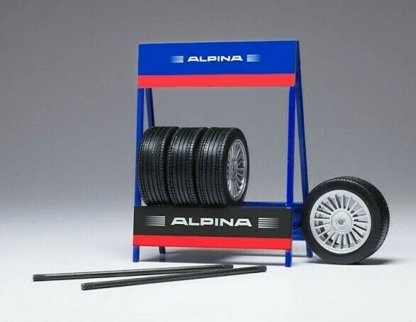 IXO MODELS 1 18 ACCESSORI AUTO - SET OF 4 WHEELS RUOTE ALPINA ART 18SET003W