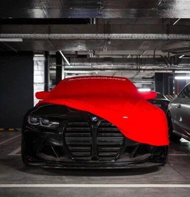 ➥ Cubierta de coche BMW M Performance Premium, ajuste/diseño personalizado/cubierta interior M3-M8 Foto 1 de 4