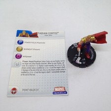 Heroclix Mutations and Monsters set Fabian Cortez #036 Rare figure w/card!
