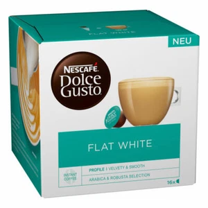 Nescafé DOLCE GUSTO Flat White Milchkaffee Milch Kaffee KaffeeKAPSEL 16 KAPSELN