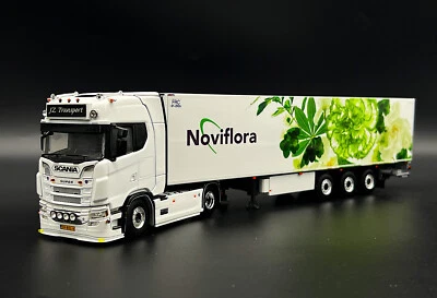 Scania S highline CS20H reefer trailer "JZ Transport Noviflora" WSI truck models - Image 1 of 4