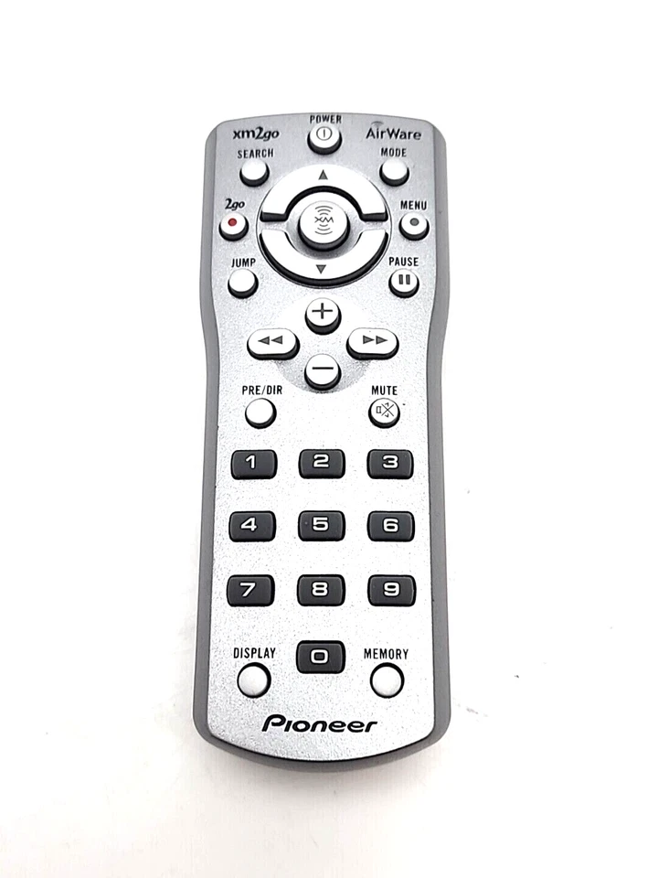 OEM PIONEER AIRWARE 1XM2GO XM RADIO Remote Control XM2GO AIRWARE with batteries - Image 1 of 1