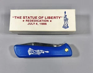 The Statue Of Liberty Rededication Knife July 4 1986 Red White Blue UC8 - Picture 1 of 9