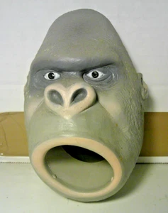 Vintage Marcari Gorilla Duschkopfabdeckung ~ 1987 ~ Banning Toys ~ Gummi - Bild 1 von 3