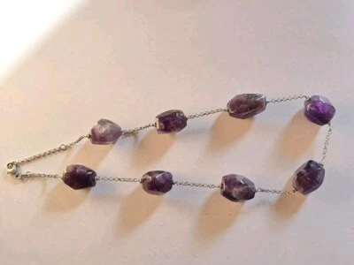 Collana Ametista Argento 925 - Immagine 1 di 4