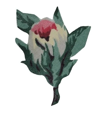 Double Delight Rose Iron On Patch 2.5" New - Image 1 of 3