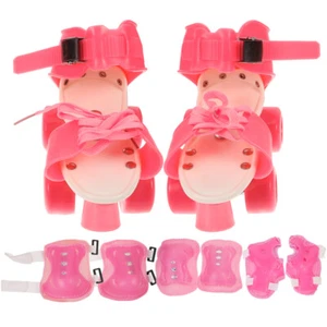 1 Set Adjustable Skate Shoe Beginner Skating Shoe Protective Roller Skate and - Picture 1 of 12