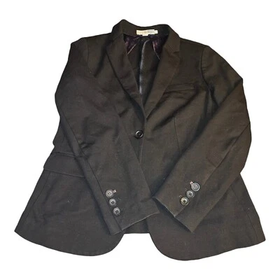 Blazer para mujer Boden US 10 negro poliéster con viscosa Foto 1 de 4