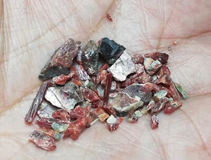 27 CARATS NATURAL RARE TANTALITE CRYSTALS MIX LOT FROM AFGHANISTN,(PT-57), - Picture 1 of 7