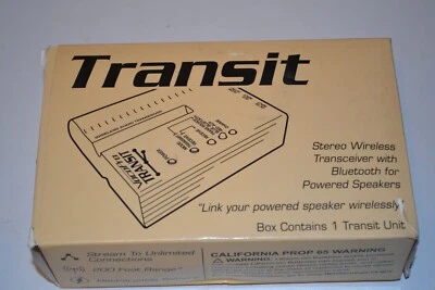 VocoPro TRANSIT Stereo Wireless Transceiver mit Bluetooth für aktive Lautsprecher - Bild 1 von 3