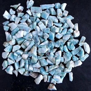 Lote de 143 piezas de 504 quilates larimar azul natural crudo piedras preciosas ásperas sin pulir 8 mm #2473 - Imagen 1 de 6