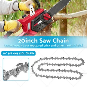 Tungsten Carbide Saw Chain 20 inch 3/8 .063 72DL for Stihl Magnum MS 291 066 661 - Picture 1 of 6