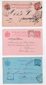 NETHERLANDS-INDIES-OLDER-STATIONARY-CARDS-NICE STRIKES-AV-F-#43 - Picture 1 of 1