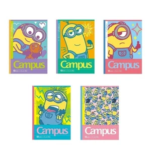 Showa Note Minions Campus Notebook Dotted Lines 5-Pack from Japan - Picture 1 of 7