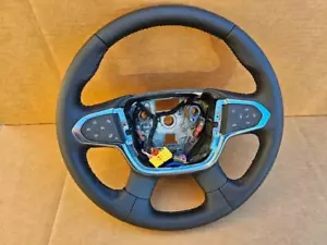 OEM 2018 2022 Chevrolet Traverse Heated Steering Wheel Black Leather 84439171 - Picture 1 of 13