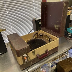 mid century webcor model 104-1 phonograph stereo Powers Up! - Picture 1 of 7