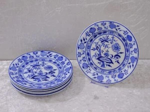 6 x Antiker Villeroy & Boch Keramik Teller Zwiebelmuster Vintage um 1880 20,5 cm - Imagen 1 de 7