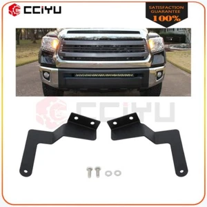 For 05-15 Toyota Tacoma Front Bumper Hidden 32" LED Light Bar Mounting Brackets - Picture 1 of 9