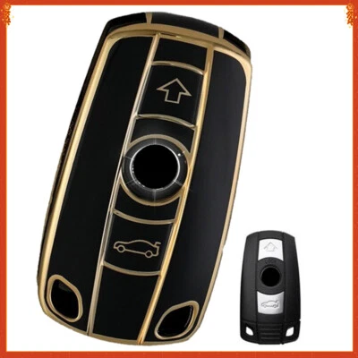 TPU Key Fob Protective Cover For BMW 1 3 5 6 Series X5 X6 Z4 2006-2011 - Image 1 of 4