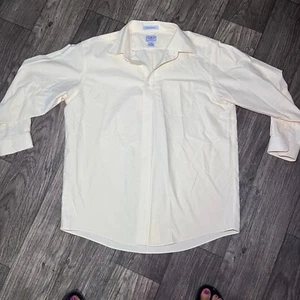 L.L.Bean Wrinkle Resistant Button Down Dress Shirt Cotton Blend 17-33 - Picture 1 of 3