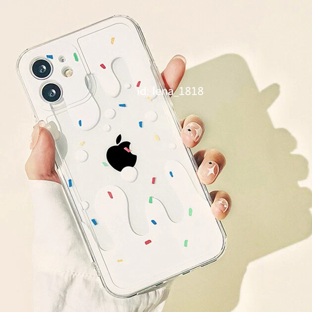 Cream Sweet Case For iPhone 14 13 12 11 Pro Max Plus Mini XR XS X SE 8 7 6 Cover - Image 1 of 4