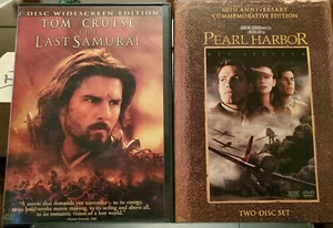 Pearl Harbor And The Last Samurai DVD Lot Tom Cruise - Picture 1 of 2
