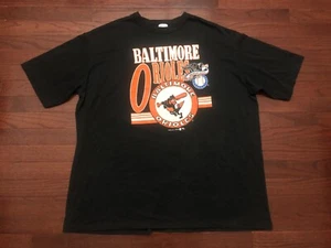 1990 BALTIMORE ORIOLES T SHIRT MENS 3XL XXXL BLACK MLB BASEBALL VINTAGE e - Picture 1 of 6