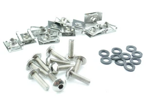 M5 Schrauben V2A Set Satz Motorrad Auto Roller Quad Boot Edelstahl Klemmen A2 - Picture 1 of 4