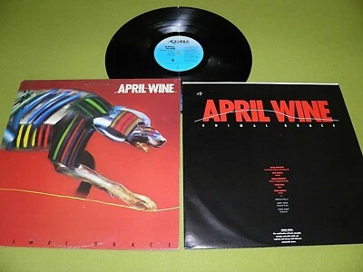 April Wine - Animal Grace - Original 1984 Canada 1st Press "Aquarius Records" LP - Image 1 of 2