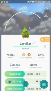 Shiny Larvitar Pokemon Trade Go - Picture 1 of 2