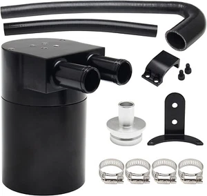 ✅New Performance Aluminum Oil Catch Can Kit for BMW 1 2 3 4 Series N20 / N26 Eng - Picture 1 of 6