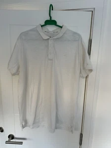 Men’s Pepe Jeans White 100% Cotton Polo Shirt Size XXL - Picture 1 of 8