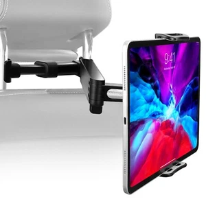 tCar Headrest Mount for iPad and Tablets Fits All 4-11" Devices & all Rods - Picture 1 of 7