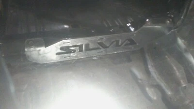 240SX S13 (1989-1993) U.S. Passenger Seat Fire Extinguisher Mount: Silvia Black - Image 1 of 4