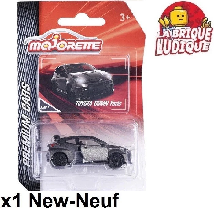 Majorette Premium Cars Toyota GRMN Yaris gris foncé 216E-1 NEUF - Photo 1/1