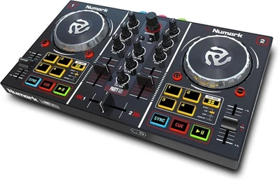 Numark Party Mix DJ Controller  LED Lights Serato DJ Lite  Portable - Image 1 of 4