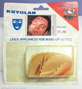 Kryolan Latex Appliances Pack Of 4 Graze/ Brush Burn Glue On Latex Wound Assort. - Picture 1 of 5