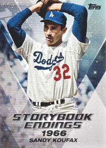 2018 Topps Update Baseball Storybook Endings #SE-3 Sandy Koufax - Picture 1 of 2