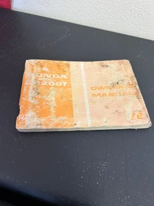 Vintage Honda CB200T Owner's Manual - Picture 1 of 3