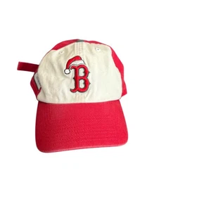 Vintage Boston Red Sox Holiday Baseball Cap Adjustable Strap Ho Ho Home Run - Picture 1 of 6