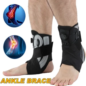 Ankle Brace Adjustable Straps Support Foot Guard Splint Enhance Pain Relief UK - Picture 1 of 28