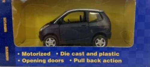 Maisto 21094 1:87 Road & Track azul marino y gris Smart Motorizado Power Racer Foto 1 de 1