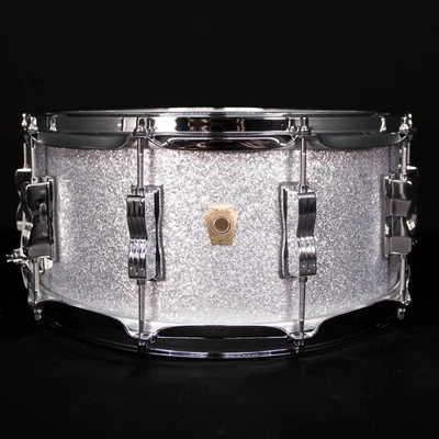 Ludwig 6.5" x 14" Classic Maple Snare Drum, Silver Sparkle - Image 1 of 4