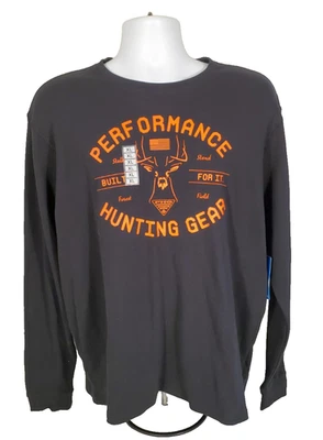 Columbia PHG Men's XL Black Waffle Long Sleeve Shirt Built For It Hunting NWT - Image 1 of 4