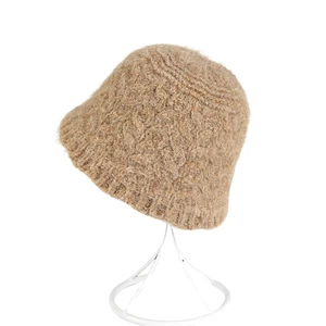 Invierno Cálido Sombrero de Pescador Grueso Sombrero de Cubo Prendas para la Cabeza Gorro Gorra para Mujer - Imagen 1 de 14