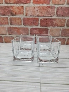 JoyJolt Carre Quadratische Scotch Gläser - 4er Set Old Fashioned Whisky Glas 10 oz - Bild 1 von 4